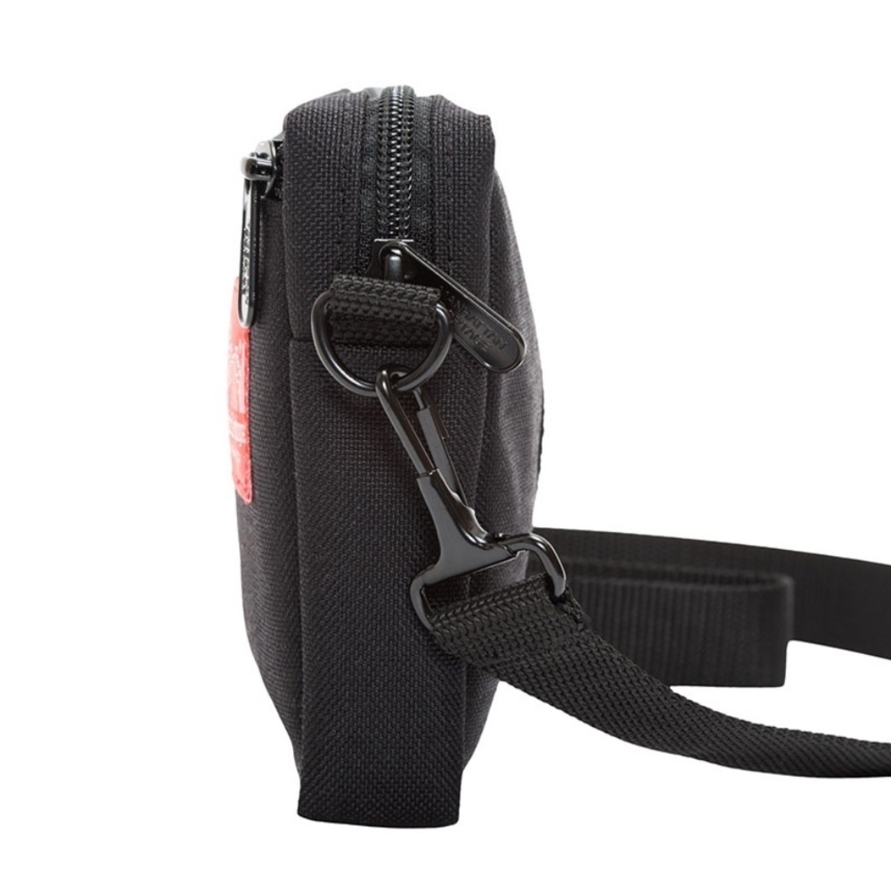 NEW MANHATTAN PORTAGE BLACK JOGGER L BAG - Picture 4 of 6